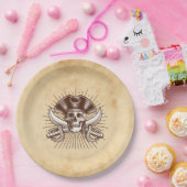 Assiettes En Carton Ahoy Là Pirate Anniversaire (Fête)