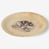 Assiettes En Carton Ahoy Là Pirate Anniversaire (Angle)