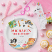 Assiettes En Carton Ahoy Shipmates Treast Hunt Ship Pirate Anniversair (Fête)