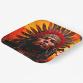 Assiettes En Carton Ai Indian (Angulaire)