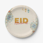 Assiettes En Carton Aïd moubarak (Devant)
