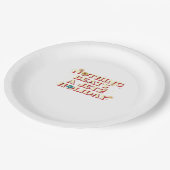 Assiettes En Carton Aide drôle  (Angle)
