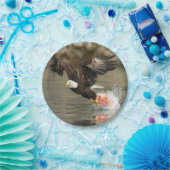 Assiettes En Carton Aigle à tête plate (Fête)