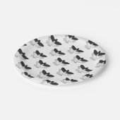 Assiettes En Carton Aigle de silhouette (Angle)