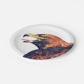 Assiettes En Carton Aigle d'or géométrique (Angle)