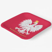 Assiettes En Carton Aigle polonaise 🦅 Polski Pologne Crest Réunion (Angulaire)