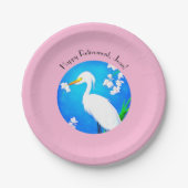 Assiettes En Carton Aiguille aux fleurs de cerisier de Sakura et au ci (Devant)