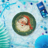 Assiettes En Carton Aiguille de pin et Noël de Père Noël (Fête)