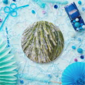 Assiettes En Carton Aiguilles de pin recouvert de glace Botanique hive (Fête)