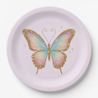 ASSIETTES EN CARTON AILES COLORÉES