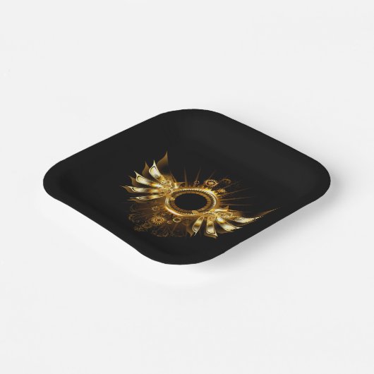 Assiettes En Carton Ailes de Steampunk (Angulaire)