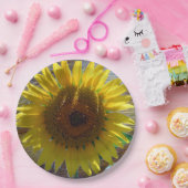 Assiettes En Carton Aimer Plate de papier tournesol (Fête)