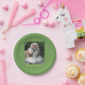 Assiettes En Carton Aimez mon plat de Shih Tzu (Fête)