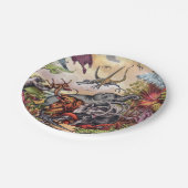 Assiettes En Carton Aire de jeu préhistorique (Angle)