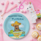 Assiettes En Carton Airedale Terrier (Fête)