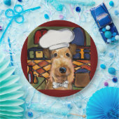 Assiettes En Carton Airedale Terrier (Fête)