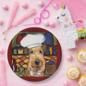 Assiettes En Carton Airedale Terrier (Fête)