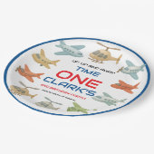 Assiettes En Carton Airplane Boy 1st Birthday | Fun Sky Theme Party (Angle)