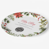 Assiettes En Carton Ajouter Business Logo Holidays Company Annual Even (Angle)