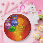 Assiettes En Carton Ajouter le nom Texte correspondant Noël 20xx 9" (Fête)