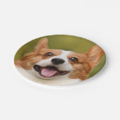 Assiettes En Carton Ajouter photo de chien personnalisé Customisé (Angle)