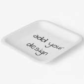 Assiettes En Carton ajouter votre conception (Angulaire)