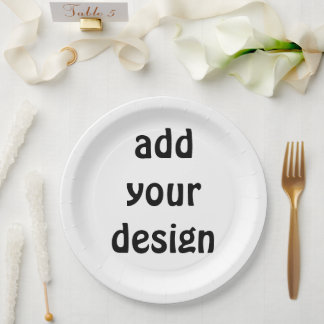 Assiettes En Carton ajouter votre conception