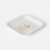 Assiettes En Carton Ajouter votre logo (Angulaire)