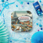 Assiettes En Carton Ajoutez Votre Nom/ Plaque Papier Ménage (Fête)