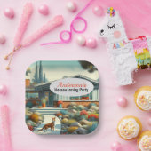 Assiettes En Carton Ajoutez Votre Nom/ Plaque Papier Ménage (Fête)