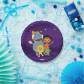 Assiettes En Carton Akili et ses amis Plaques de papier Halloween (Fête)