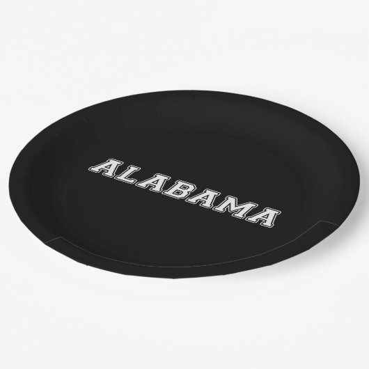 Assiettes En Carton Alabama (Angle)