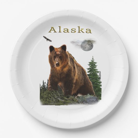 Assiettes En Carton Alaska (Devant)