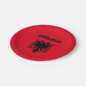 Assiettes En Carton albanais (Angle)