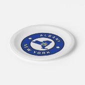 Assiettes En Carton Albany New York (Angle)