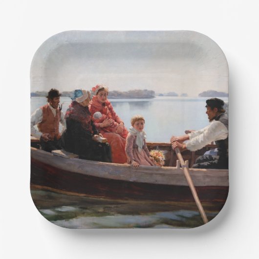 Assiettes En Carton Albert Edelfeel - Aller au baptême (Recto)