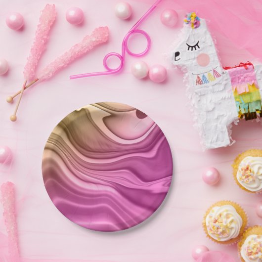 Assiettes En Carton Alcohol Ink Set Aurora Digital Paper-40817 (Fête)