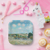 Assiettes En Carton Alfred Sisley - Le pré (Fête)