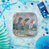 Assiettes En Carton Alfred Sisley - Regatta à Molesey (Fête)