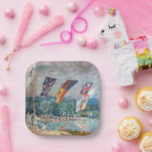 Assiettes En Carton Alfred Sisley - Regatta à Molesey (Fête)