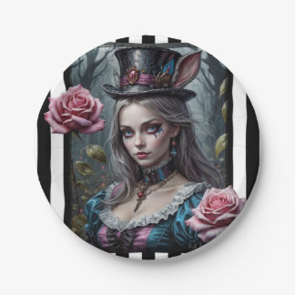 Assiettes En Carton Alice au pays des merveilles
