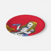 Assiettes En Carton Alice au pays des merveilles (Angle)