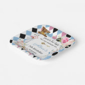 Assiettes En Carton Alice au pays des merveilles Anniversaire Tea Part (Angulaire)