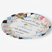 Assiettes En Carton Alice au pays des merveilles Anniversaire Tea Part (Angle)