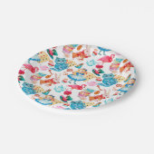 Assiettes En Carton Alice au pays des merveilles Aquarelle (Angle)