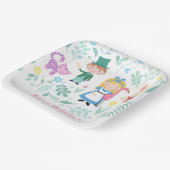 Assiettes En Carton Alice au pays des merveilles fête d'anniversaire (Angulaire)