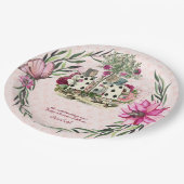 Assiettes En Carton Alice Au Pays Des Merveilles Mad Hatter Tea Party  (Angle)