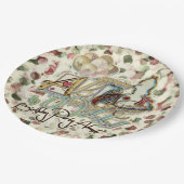 Assiettes En Carton Alice au Pays des merveilles Plaque papier (Angle)
