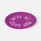 Assiettes En Carton Alice au pays des merveilles - Plaques violettes - (Angle)