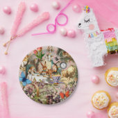 Assiettes En Carton Alice au pays des merveilles Tea Party Art (Fête)